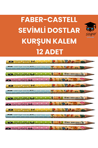 Сет од 12 моливи Cute Friends Faber-Castell
