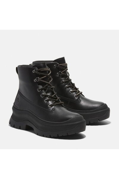Black Women's Roxie Lane Mid-Lace Boots