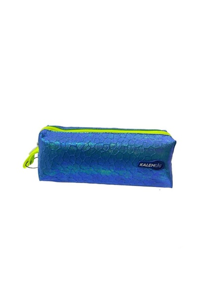 Blue Pencil Cells Middle - Pencil Bag