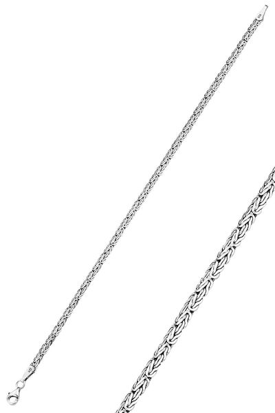 Silver Crush Flat Model Men's King Bracelet Sgtl12265Rodaj