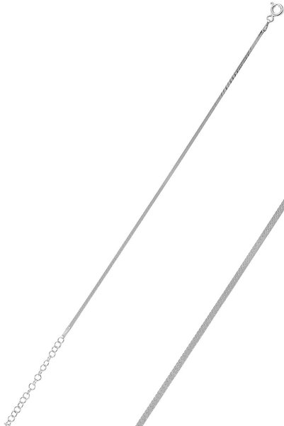 Silver 1.4 mm Thick Italian Flat Bracelet Sgtl10096Rodaj