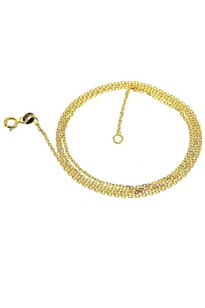 Silver Gold Gilded 60 cm Chain Sgtl6370