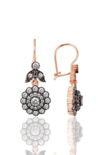 Silver Diamond Mounted Earrings Sgtl9859