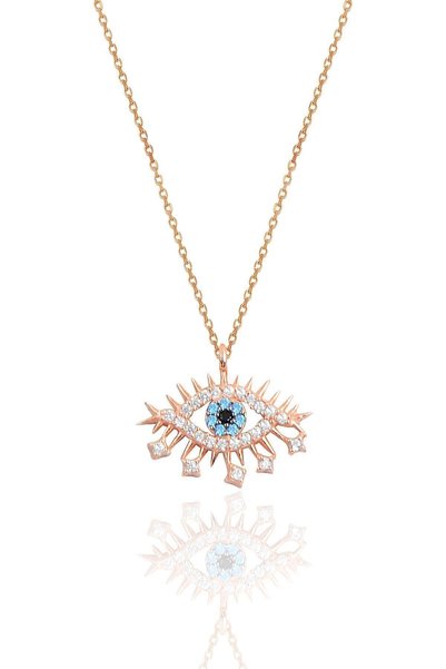 Silver Rose Lareyn Necklace