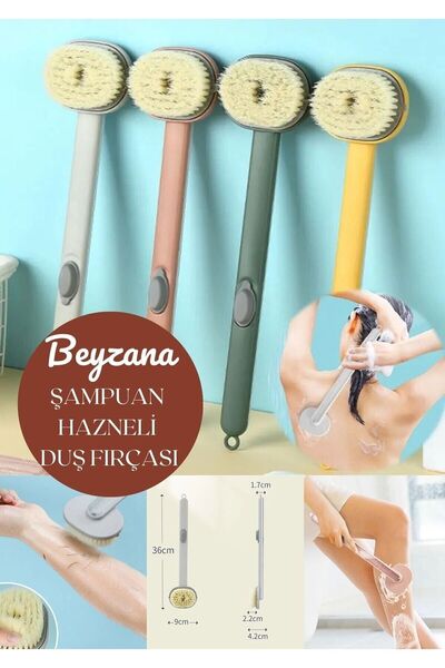 SHAMPOO & SHOWER GEL PEELING BRUSH WITH BOWL