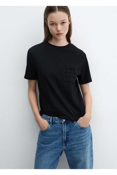 Crochet T-Shirt with Pockets