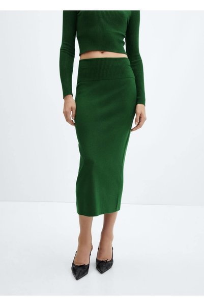 Long Knitwear Skirt