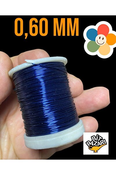 Бакарна жица за цвеќе 0.60 mm - жица за накит - жица за хоби - 1 макара