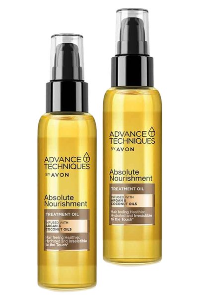 Advance Techniques 100 Ml Hair Care Oil - Set of Two with Argan and Coconut