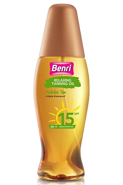 Масло за потемнување со ефект на релаксација од чај матча SPF15 150 ml