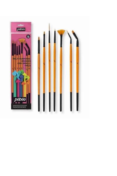 Gild Art and Miniature Tile Brush Set 7 Pieces