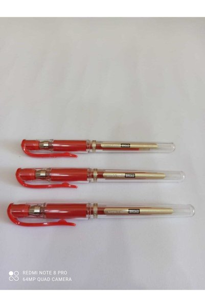 Um-153 Signo Broad Red Rollerball Pen 1.0 mm Uniball Um-153 Set of 3