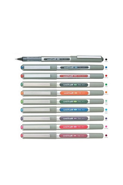 Roller Pen 10 Eye Broad Gel Ball Tip Signature Pen 1.0 mm Blue Ub-150