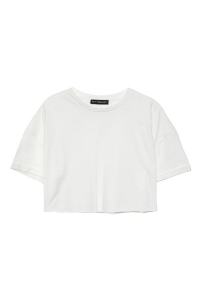 Crop T-Shirt Ecru