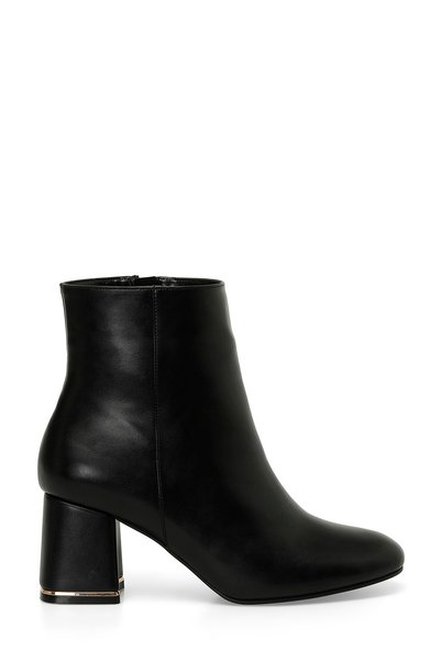 21K-256 4Pr Black Women's Heeled Boots