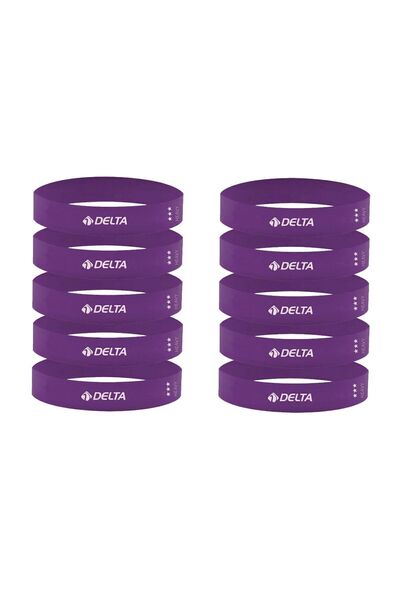 Латекс 10 парчиња екстра цврста аеробна лента за пилатес за вежбање лента за сквотови