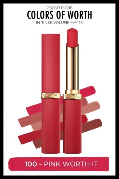 Color Riche Colors Of Worth Intense Volume Matte кармин - 100 Pink Worth It