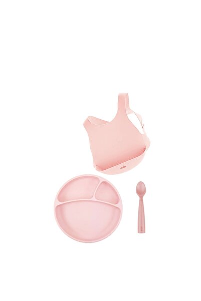 BLW сет за исхрана од 3 парчиња Pinky Pink