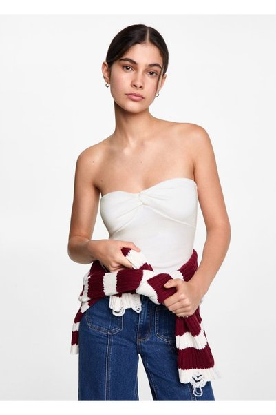 Knot Detailed Cropped Blouse