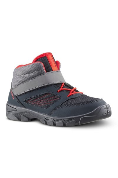 Quechua Boy's Outdoor Boots - Dark Gray 24 / 34 - Mh100