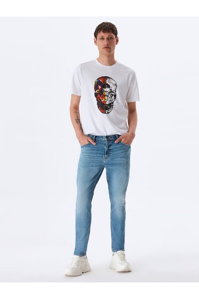Smarty Y Skinny Leg Mid Waist Jean Trousers