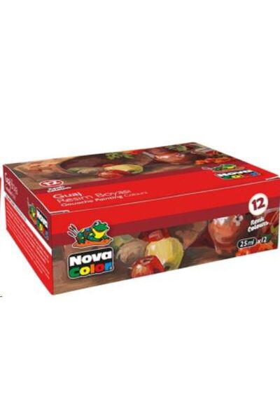 Novacolor гуаш бои во шишенца сет од 12 парчиња Nc-461