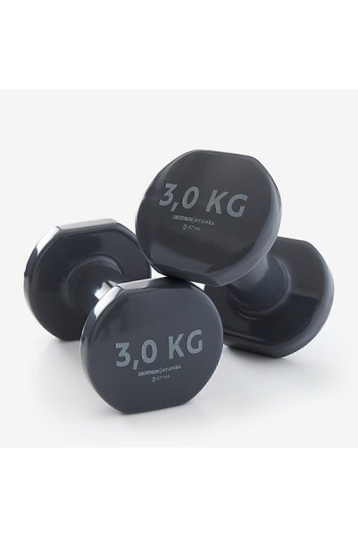 Domyos 3 kg Dumbbell X2 - Fitness Light Training