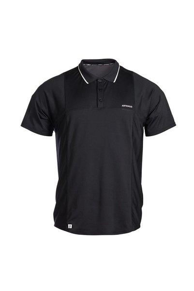 Men's Polo Tennis T-Shirt - Black - Tpo Dry