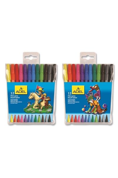 12 Color Felt Tip Pen Set 213001