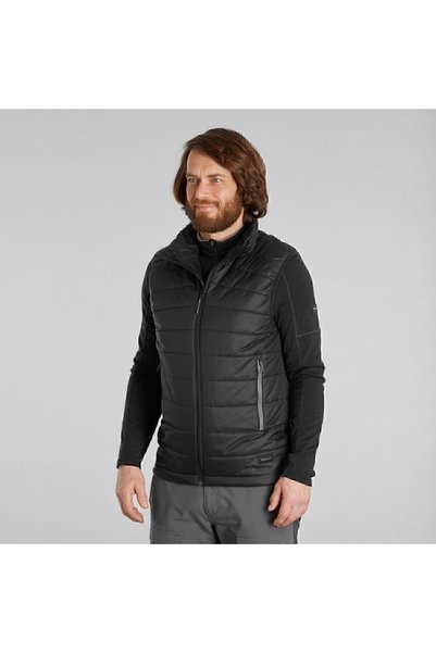 Forclaz Men's Trekking Puffer Vest - Black - Mt100