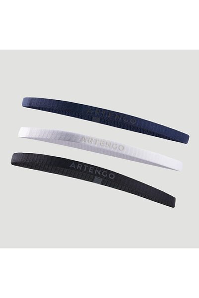 Artengo Hair Clip - 3 Pieces - Black / White / Navy Blue