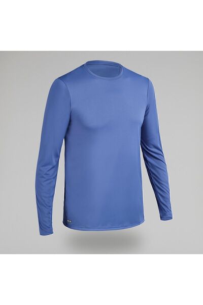 Men's UV Protection Long Sleeve Surfing T-Shirt - Blue - Water