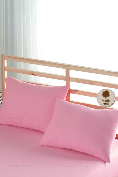 Ranforce 100% Cotton Pillow Case 2 Pieces 50*70 with Cover