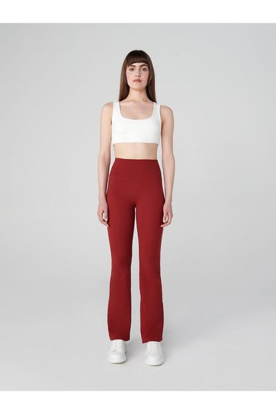 Push up Light Bootcut Gathering Spanish Leg Leggings Riad