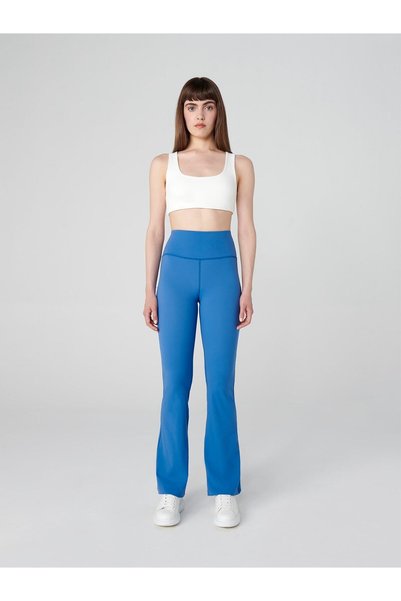Push up Light Bootcut Gathering Spanish Leg Leggings Martini