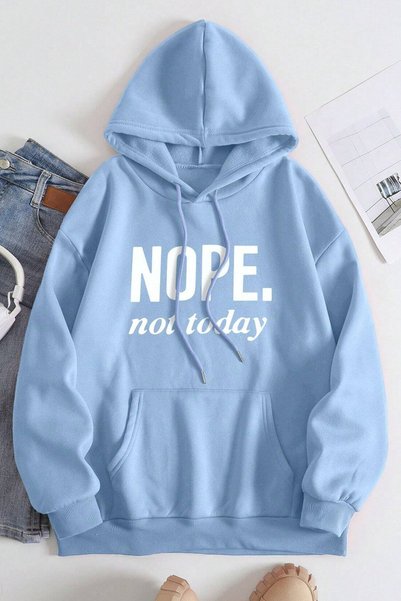 Unisex Nope Printed Sweatshirt