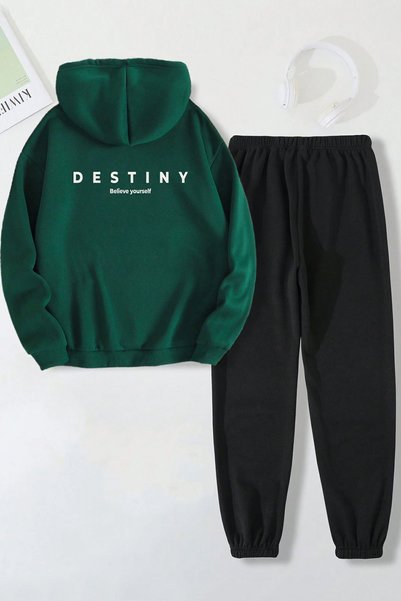 Unisex Destiny Printed Tracksuit Set