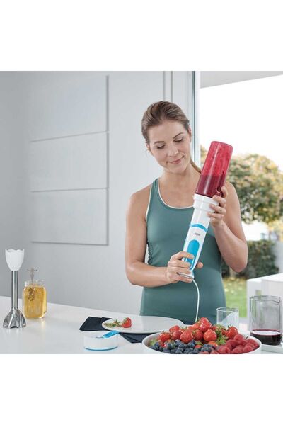 Mq5251wh Fit рачен блендер и личен блендер за смути сет од 2 дела (1000 вати)