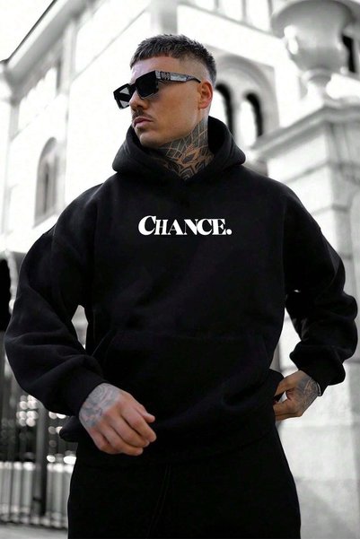 Chance Printed Oversize Sweatshirt
