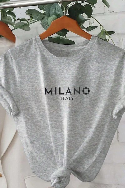 Unisex Milano Printed Oversize T-shirt