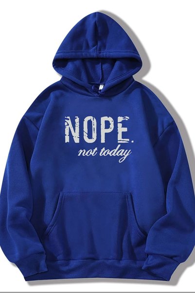 Unisex Nope Printed Sweatshirt