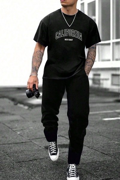 Unisex Anthracite Tracksuit Set