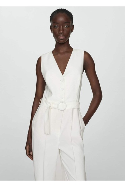 Long Jumpsuit with Belt