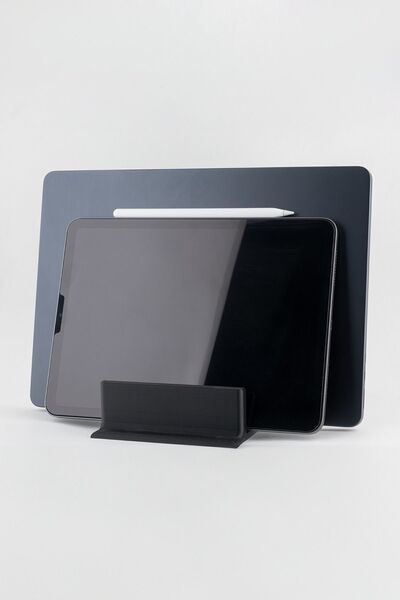 Компатибилен со вертикален држач два-во-едно за Macbook и Ipad