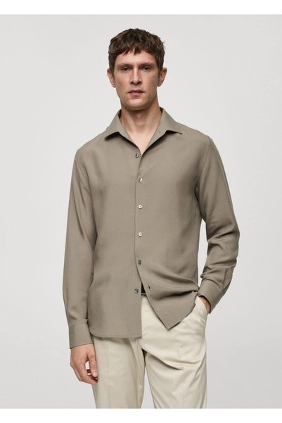Regular Fit Lyocell Shirt