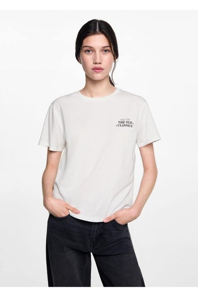 Patterned Cotton T-Shirt