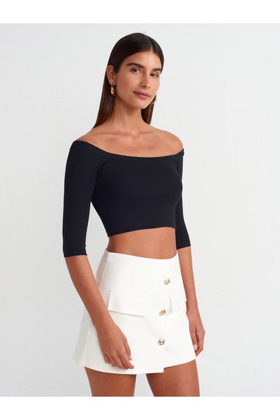 30937 Off Shoulder Ball-Black