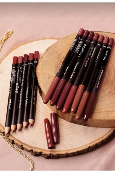 Women's 12 Set Colorful Lip Liner