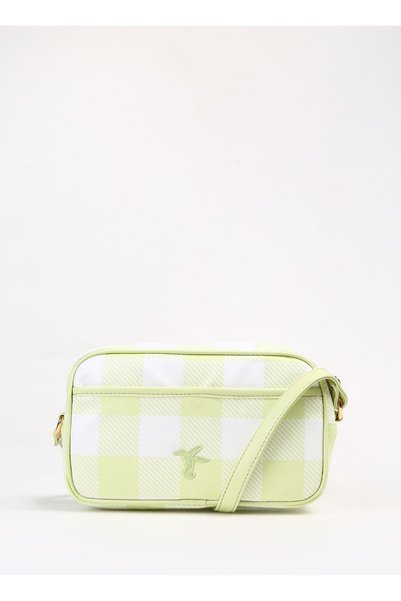 Green Women's Crossbody Bag Check-Jabra