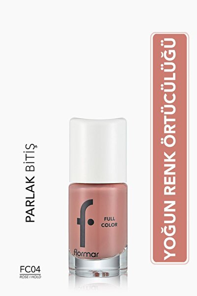 Високо пигментиран сјаен лак за нокти - Full Color Nail Enamel - Fc04 Rose I Hold -8690604310401